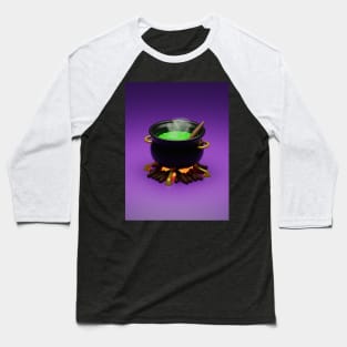 3d rendered cauldron pot perfect for haloween design project Baseball T-Shirt